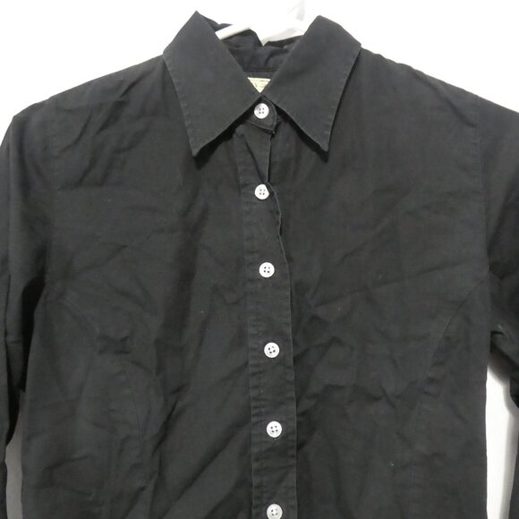 TOMMY JEANS | small | Black Cotton Casual / Dress Shirt | Made In Canada 🟥🍁🟥 - Picture 4 of 14
